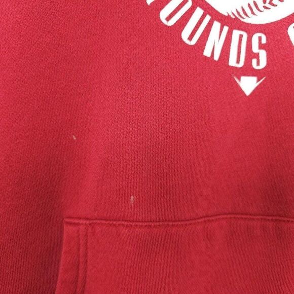 Vintage Wisconsin Timber Rattlers Sweatshirt Hoodie Mens Size Large Red Minor - Picture 3 of 9